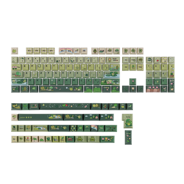 KiiBOOM X Cosydiaries Rainy Froggy Day Keycap Set - KiiBOOM