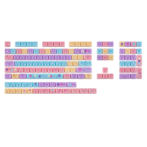 KiiBOOM Meow Pudding PC Keycap Set