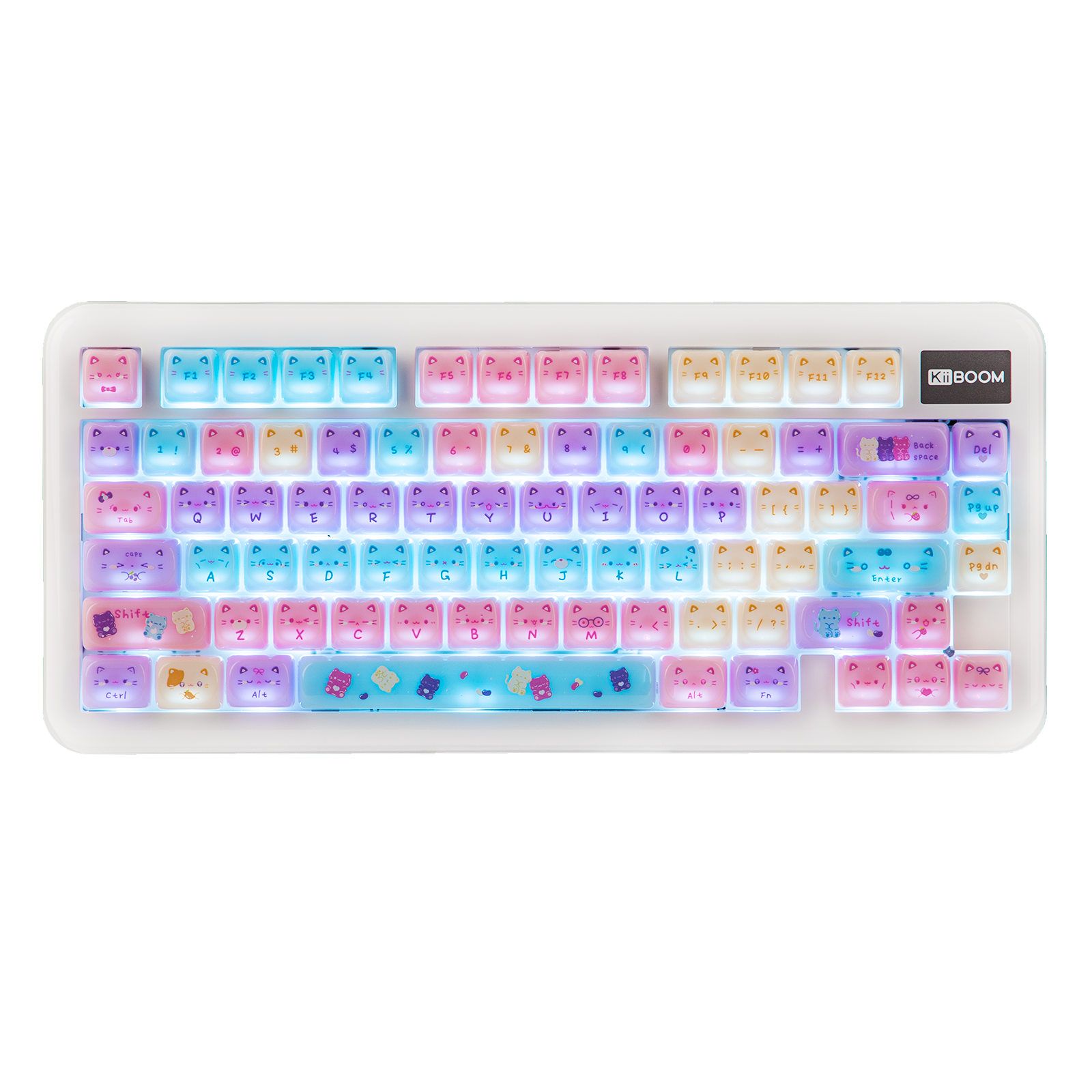 KiiBOOM Meow Pudding PC Keycap Set KiiBOOM