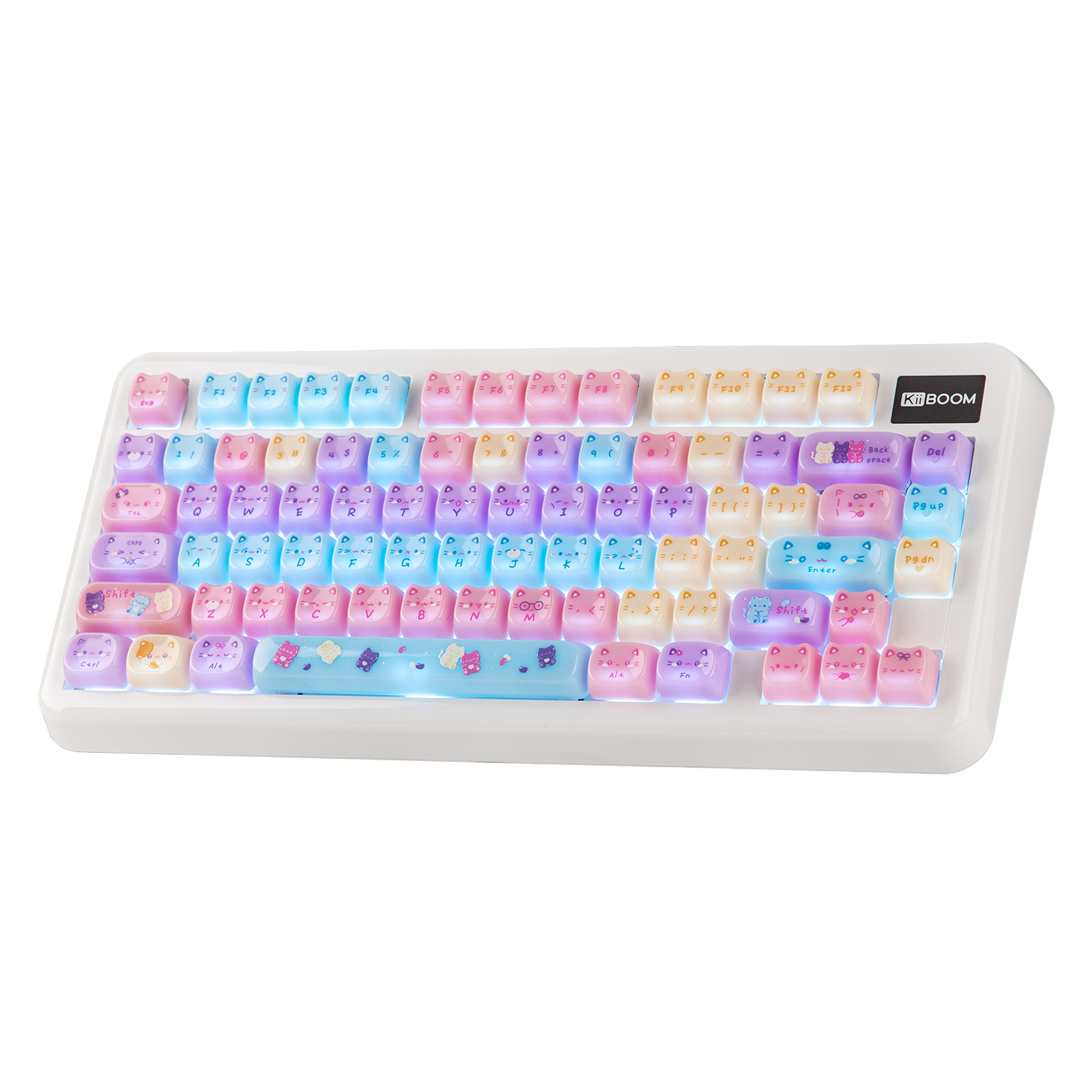 KiiBOOM Meow Pudding PC Keycap Set KiiBOOM