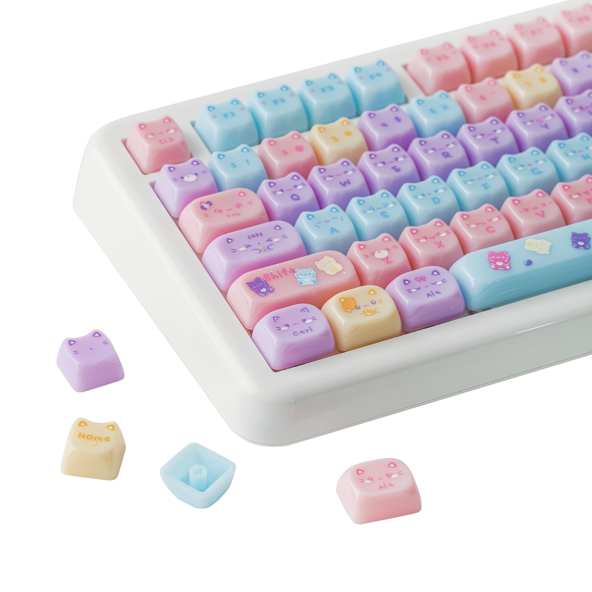 KiiBOOM Meow Pudding PC Keycap Set KiiBOOM Meow Pudding PC Keycap Set