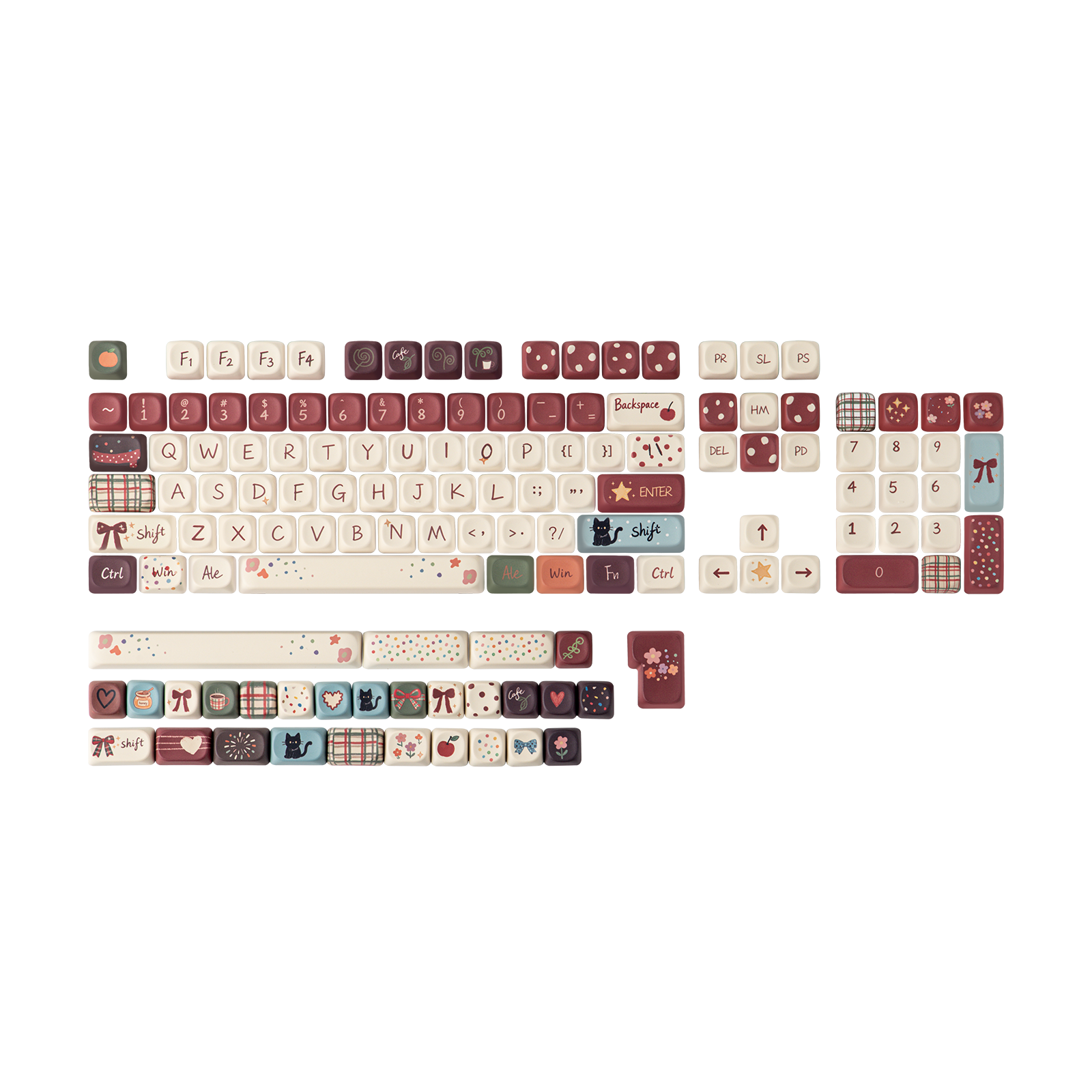 KiiBOOM All My Faves Keycap Set