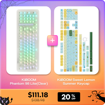 Phantom98 Lite（Clear）＋ Sweet Lemon Summer Keycap Set